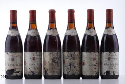 CLOS DE LA ROCHE 1976 - Georges Lignier - Caves Dessilly - 6 Bottles