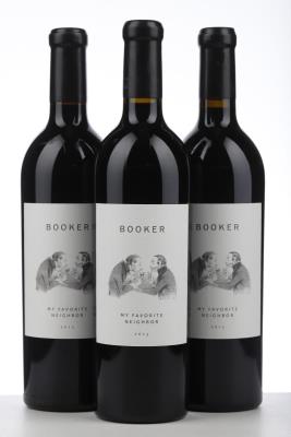 MY FAVORITE NEIGHBOR CABERNET SAUVIGNON 2013 - Booker Vineyard - 3 Bottles