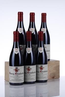 GEVREY CHAMBERTIN 1 ER CRU 2003 - Denis Mortet - 6 Bottles - Oc 12