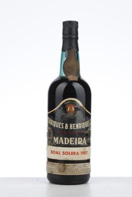 MADEIRA BOAL SOLERA 1907 - Henriques et Henriques - 1 Bottle