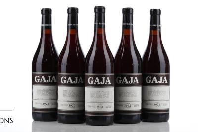 BARBARESCO 1973 - Gaja - 5 Bottles