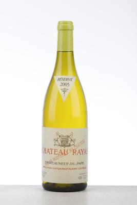 CHATEAUNEUF DU PAPE BLANC RAYAS 2005 - Reynaud - 1 Bottle