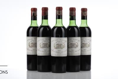 MARGAUX 1967 - 5 Bottles