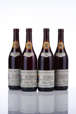 BAROLO 1974 - Cantina Mascarello - 4 Bottles