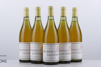 MEURSAULT SANTENOTS 1981 - Marquis d'Angerville - 5 Bottles