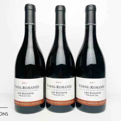 VOSNE ROMANEE LES SUCHOTS 2011 - Arnoux Lachaux - 3 Bottles