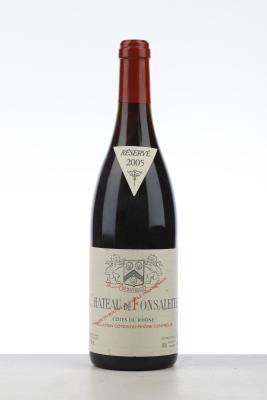 CHATEAU DE FONSALETTE 2005 - Rayas - 1 Bottle