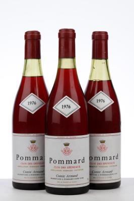 POMMARD CLOS DES EPENEAUX 1976 - Comte Armand - 3 Bottles