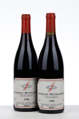 VOSNE ROMANEE BOSSIERES 1996 - Jean Grivot - 2 Bottles
