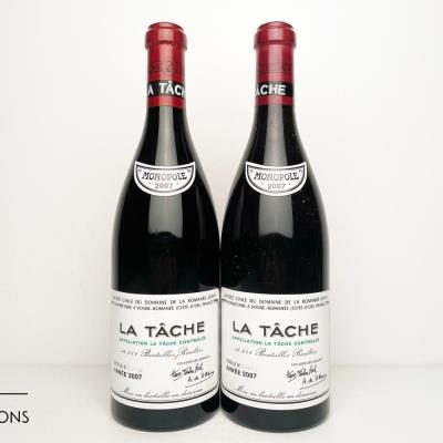 LA TACHE 2007 - Domaine de la Romanee Conti - 2 Bottles