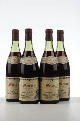 MERCUREY 1975 - Pascal Freres - 4 Bottles