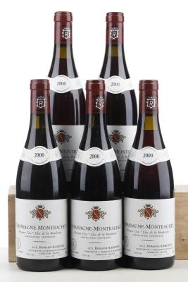 CHASSAGNE MONTRACHET CLOS DE LA BOUDRIOTTE 2000 - Ramonet - 5 Bottles