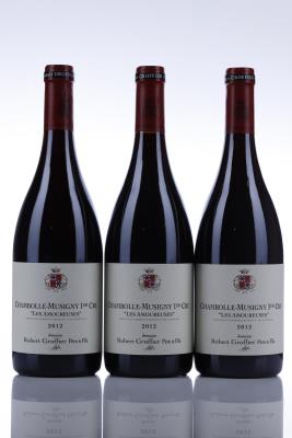 CHAMBOLLE MUSIGNY LES AMOUREUSES 2012 - Robert Groffier - 3 Bottles
