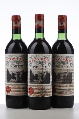 CLOS RENE 1974 - Mc - 3 Bottles