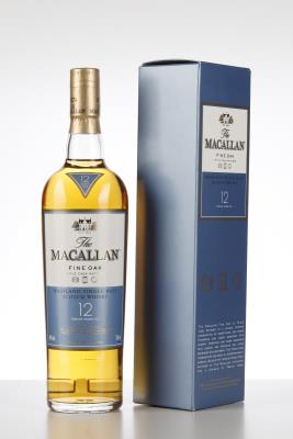 MACALLAN 12 Y FINE OAK NV - Macallan - Triple Cask Matured - Sherry and Ex-Bourbon Oak Casks - 40% - 1 Bottle - Oc 1