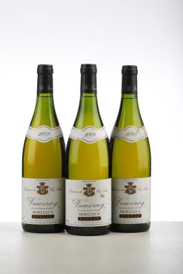 VOUVRAY MOELLEUX DOMAINE DU CLOS NAUDIN 2008 - Philippe Foreau - 3 Bottles