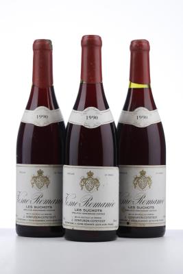 VOSNE ROMANEE LES SUCHOTS 1990 - Confuron Cotetidot - 3 Bottles