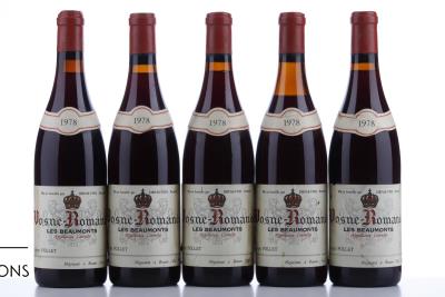 VOSNE ROMANEE LES BEAUMONTS Georges Pollet - Mise Depas 1978 - 9 Bottles