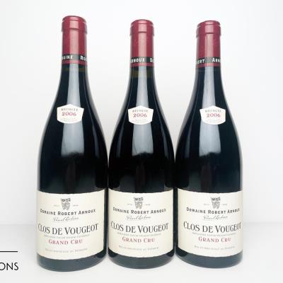 CLOS VOUGEOT 2006 - Arnoux Lachaux - 3 Bottles