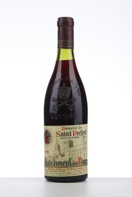 CHATEAUNEUF DU PAPE SAINT PREFERT 1988 - Domaine Saint Prefert - 1 Bottle