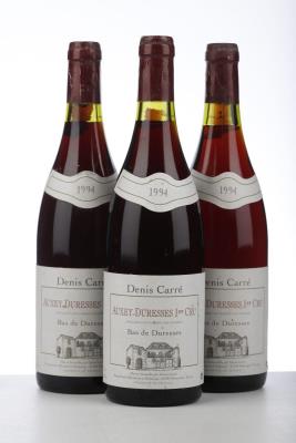 AUXEY DURESSES ROUGE BAS DE DURESSE 1994 - Dennis Carre - 3 Bottles