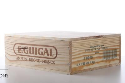 COTE ROTIE LA TURQUE 2014 - Guigal - 3 Bottles - Owc 3