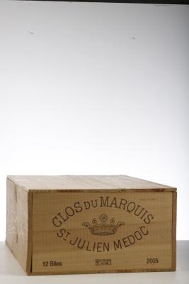 CLOS DU MARQUIS 2005 - Mc - 12 Bottles - Owc 12