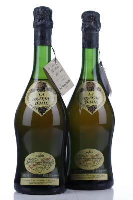 VEUVE CLICQUOT LA GRANDE DAME 1962 - Veuve Clicquot - 2 Bottles