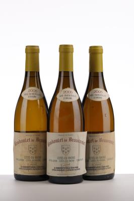 COUDOULET BLANC DE BEAUCASTEL 2005 - Beaucastel - 3 Bottles