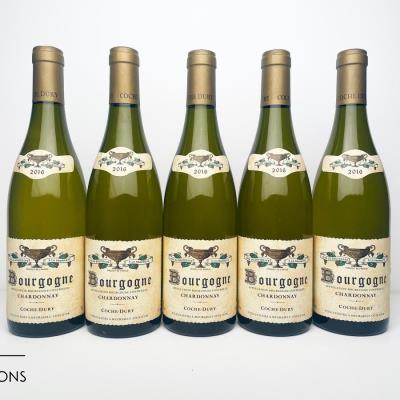 BOURGOGNE CHARDONNAY 2016 - Coche Dury - 5 Bottles