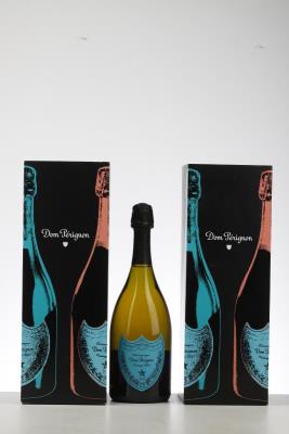 DOM PERIGNON ANDY WARHOL BLUE 2000 - Moet et Chandon - 2 Bottles - Oc 1