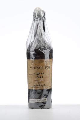 CROFT VINTAGE PORT 1911 - Croft - By Sotheby's - 1 Bottle
