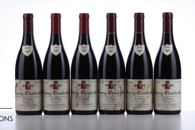 GEVREY CHAMBERTIN EN CHAMPS VIEILLE VIGNE 1999 - Denis Mortet - 6 Bottles