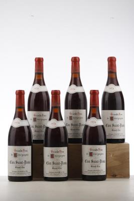 CLOS ST DENIS 1976 - Georges Lignier - Caves Dessilly - 6 Bottles