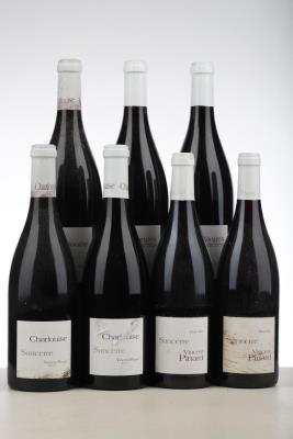 SANCERRE ROUGE CHARLOUISE 1*2013 + 2*2008 + CLASSIC 2*2009  + VENDANGES ENTIERES 1*2009     - Vincent Pinard - 7 Bottles