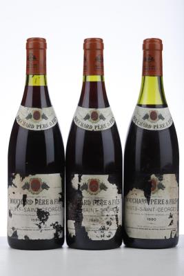 NUITS ST GEORGES 1990 - Bouchard - 3 Bottles