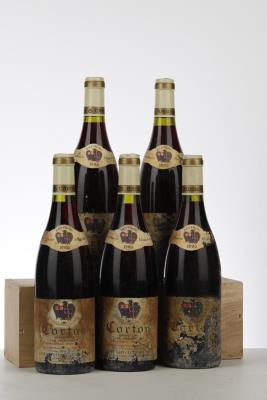 CORTON LES RENARDES 1990 - Capitain Gagnerot  - 5 Bottles