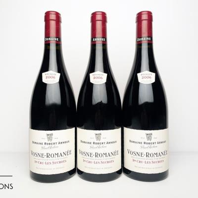 VOSNE ROMANEE LES SUCHOTS 2006 - Arnoux Lachaux - 3 Bottles