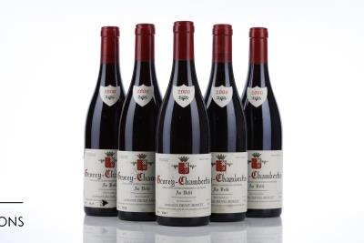 GEVREY CHAMBERTIN AU VELLE 2000 - Denis Mortet - 5 Bottles