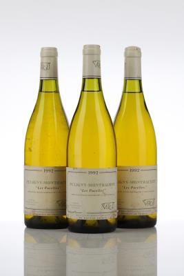 PULIGNY MONTRACHET LES PUCELLES 1992 - Verget - 3 Bottles