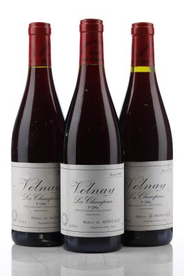 VOLNAY LES CHAMPANS 1995 - Hubert de Montille - 3 Bottles