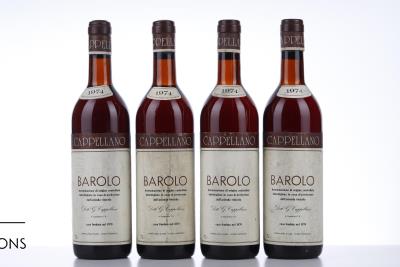BAROLO 1974 - Cappellano - 4 Bottles