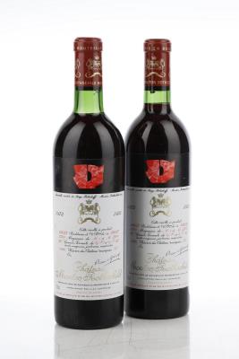 MOUTON ROTHSCHILD 1972 - Mc - 2 Bottles - Owc 3
