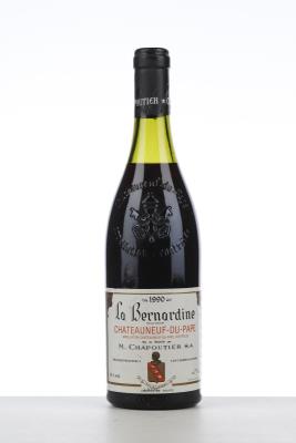 CHATEAUNEUF DU PAPE LA BERNARDINE 1990 - Chapoutier - 1 Bottle