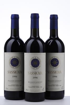 SASSICAIA 1996 - Tenuta San Guido - 3 Bottles