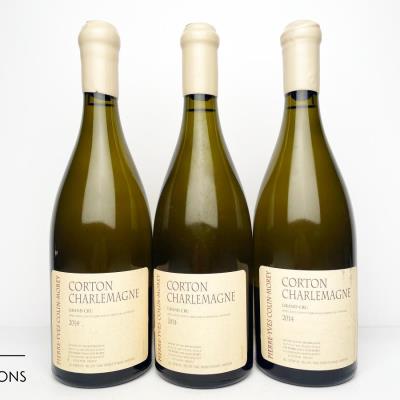 CORTON CHARLEMAGNE 2014 - Pierre Yves Colin Morey - 3 Bottles