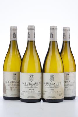 MEURSAULT CLOS DE LA BARRE 2002 - Comtes Lafon - 4 Bottles