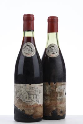 GEVREY CHAMBERTIN 1967 - Caves des Paulands - 2 Bottles