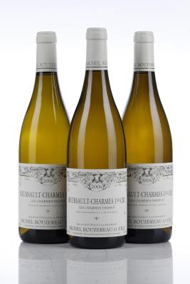 MEURSAULT CHARMES LES CHARMES DESSUS 2006 - Michel Bouzereau - 3 Bottles