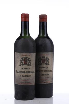 MALESCOT ST EXUPERY 1934 - 2 Bottles